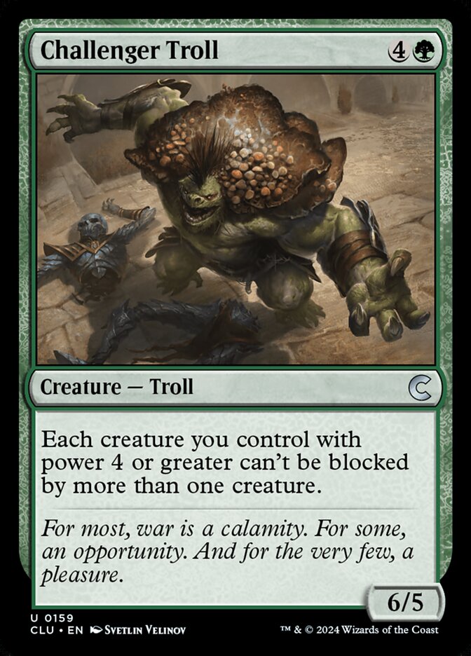 Challenger Troll 159 (Ravnica: Clue Edition)  | Good Games Adelaide SA