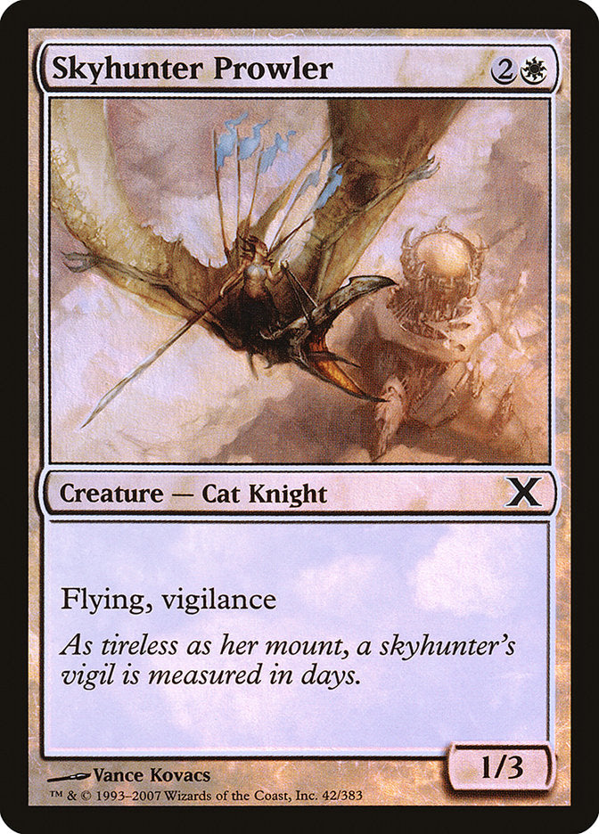 Skyhunter Prowler (Premium Foil) [Tenth Edition] | Good Games Adelaide SA