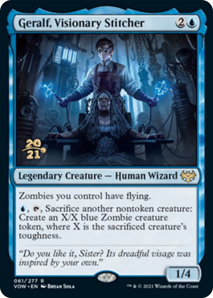 Geralf Visionary Stitcher 61 (Prerelease Cards)  - Foil | Good Games Adelaide SA