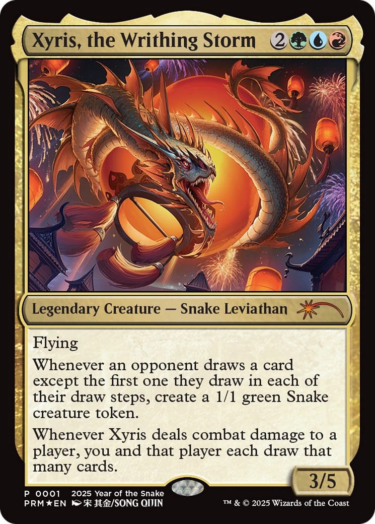 Xyris, the Writhing Storm (Year of the Snake 2025) [Standard Showdown Promos] | Good Games Adelaide SA