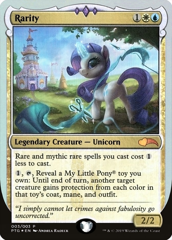 Rarity 3 (Ponies: The Galloping)  - Foil | Good Games Adelaide SA