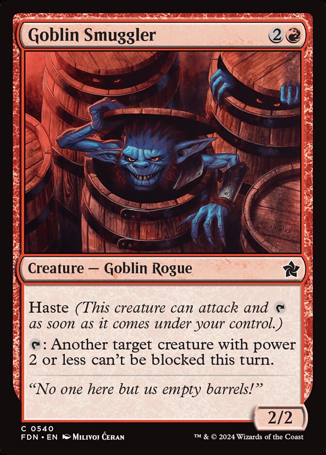 Goblin Smuggler 540 (Foundations)  | Good Games Adelaide SA