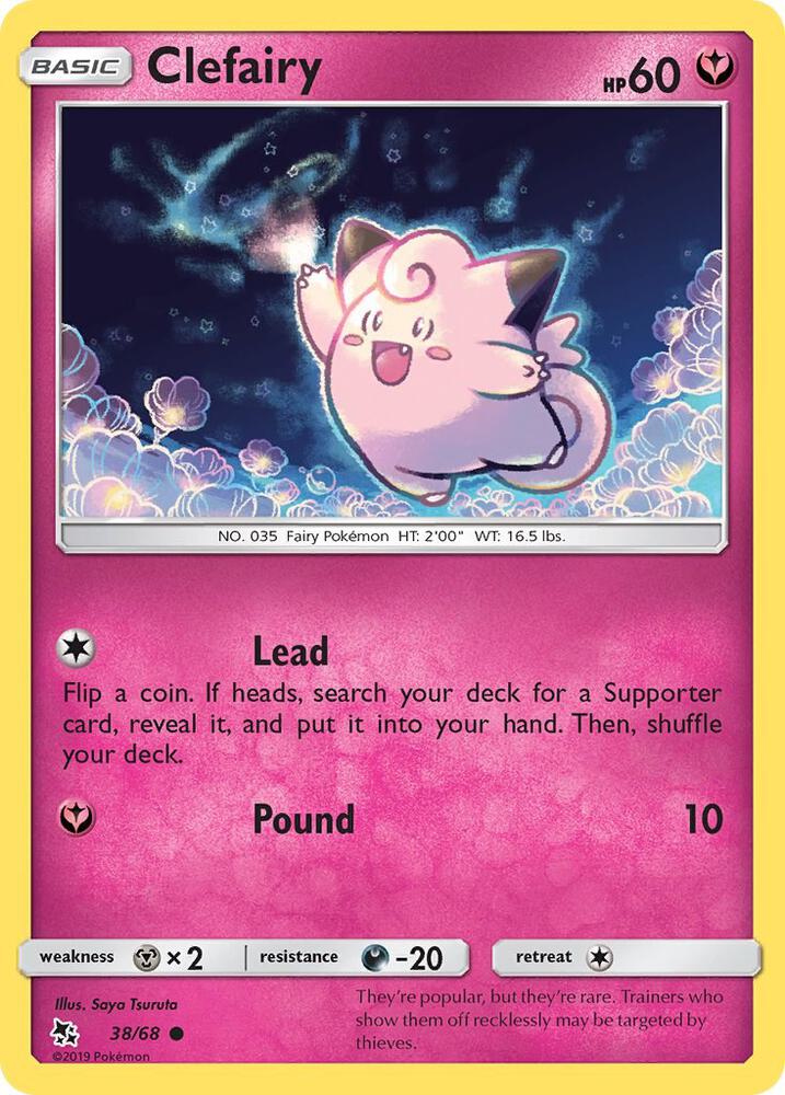 Clefairy 38/68 (Hidden Fates)  | Good Games Adelaide SA