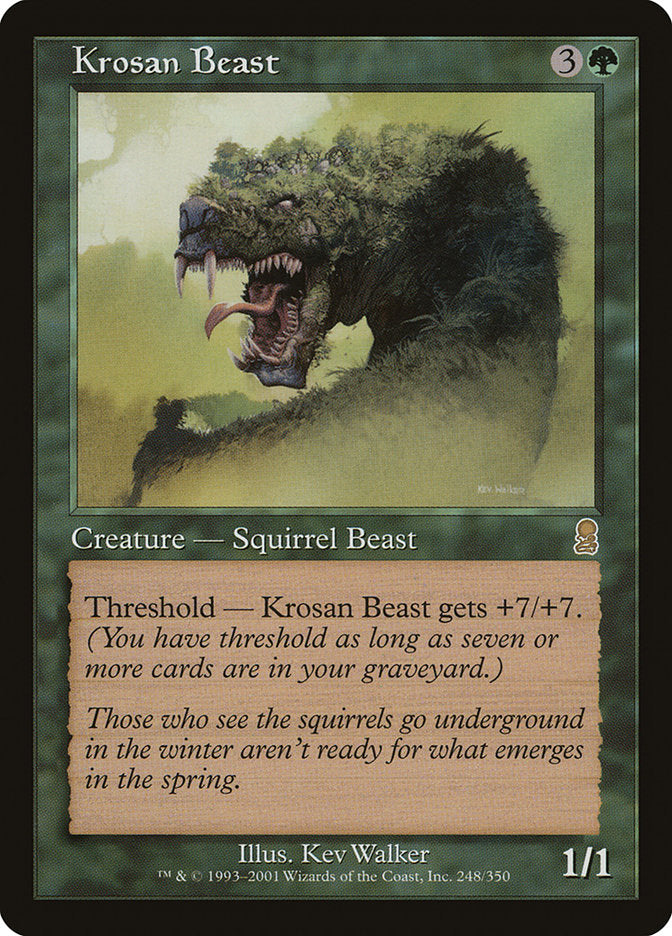 Krosan Beast 248 (Odyssey)  - Foil | Good Games Adelaide SA