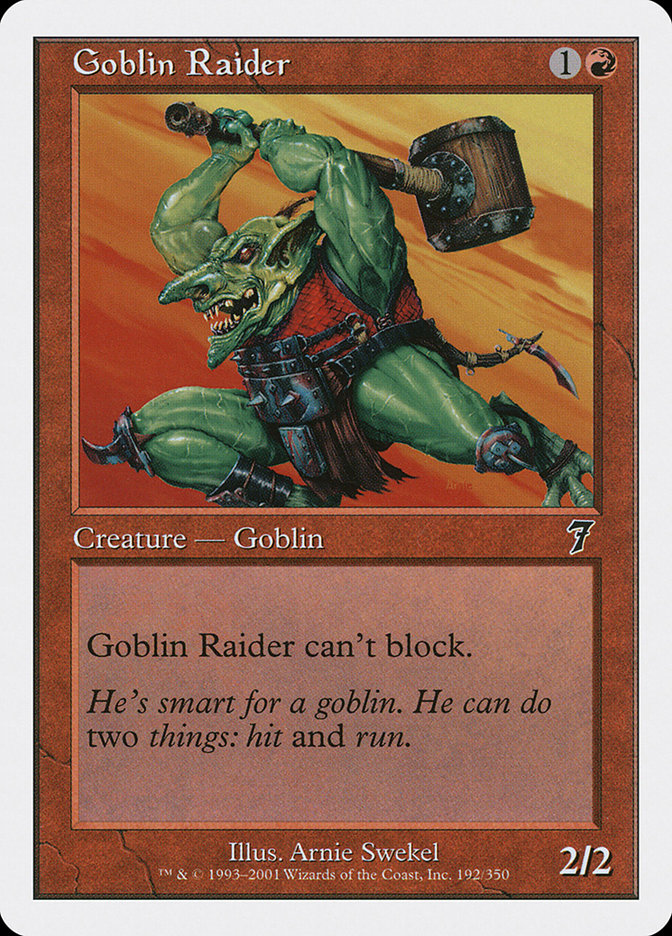 Goblin Raider [Seventh Edition] | Good Games Adelaide SA
