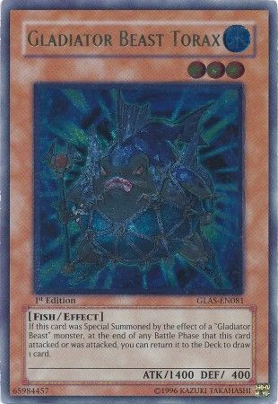 Gladiator Beast Torax [GLAS-EN081] Ultimate Rare | Good Games Adelaide SA