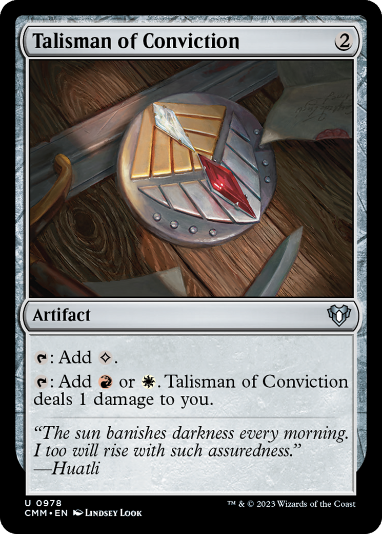 Talisman of Conviction [Commander Masters] | Good Games Adelaide SA