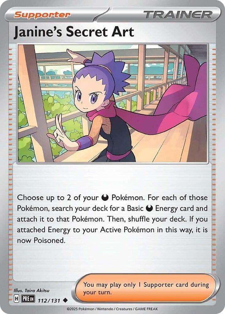 Janine's Secret Art (112/131) [Scarlet & Violet: Prismatic Evolutions] | Good Games Adelaide SA