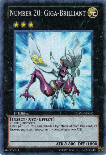 Number 20: Giga-Brilliant [PHSW-EN042] Super Rare | Good Games Adelaide SA