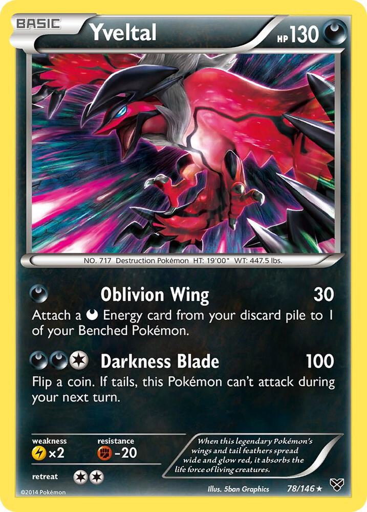 Yveltal 78/146 (XY Base Set)  | Good Games Adelaide SA