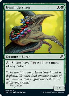 Gemhide Sliver 205 (Time Spiral: Remastered)  - Foil | Good Games Adelaide SA