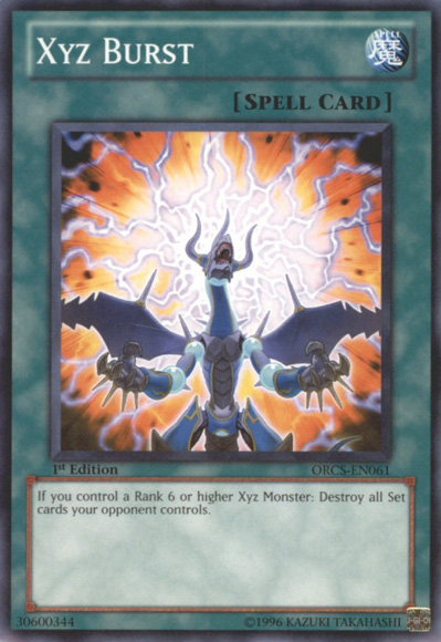 Xyz Burst [ORCS-EN061] Common | Good Games Adelaide SA