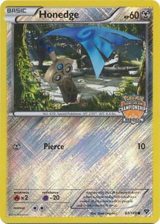 Honedge 83 146 Regional Championships Staff 083/146 (League & Championship Cards)  - Reverse Holofoil | Good Games Adelaide SA
