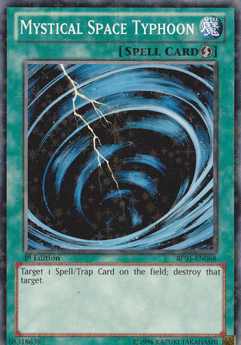Mystical Space Typhoon [BP01-EN068] Starfoil Rare | Good Games Adelaide SA