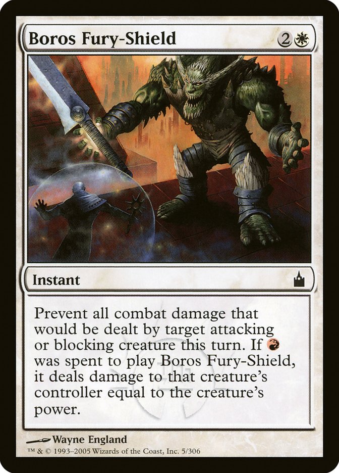 Boros Fury-Shield 5 (Ravnica: City of Guilds)  - Foil | Good Games Adelaide SA