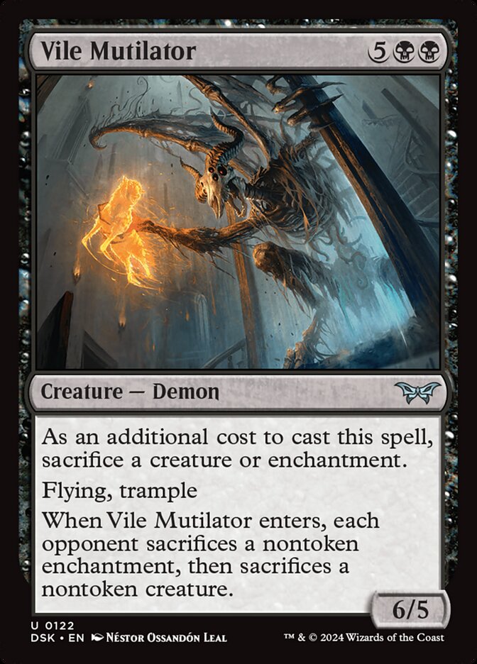 Vile Mutilator 122 (Duskmourn: House of Horror)  | Good Games Adelaide SA