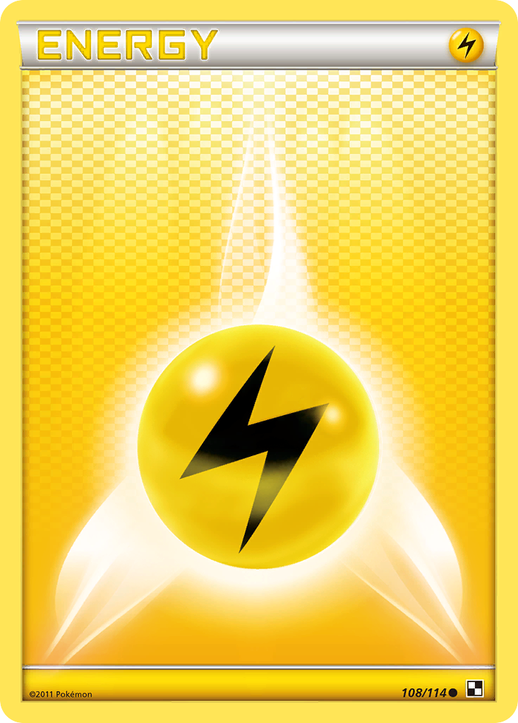 Lightning Energy (108/114) [Black & White: Base Set] | Good Games Adelaide SA