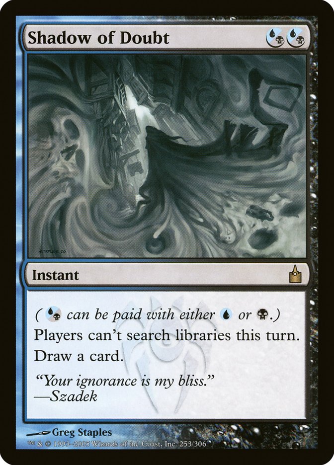 Shadow of Doubt 253 (Ravnica: City of Guilds)  | Good Games Adelaide SA