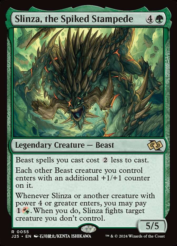 Slinza, the Spiked Stampede 55 (Foundations Jumpstart)  | Good Games Adelaide SA