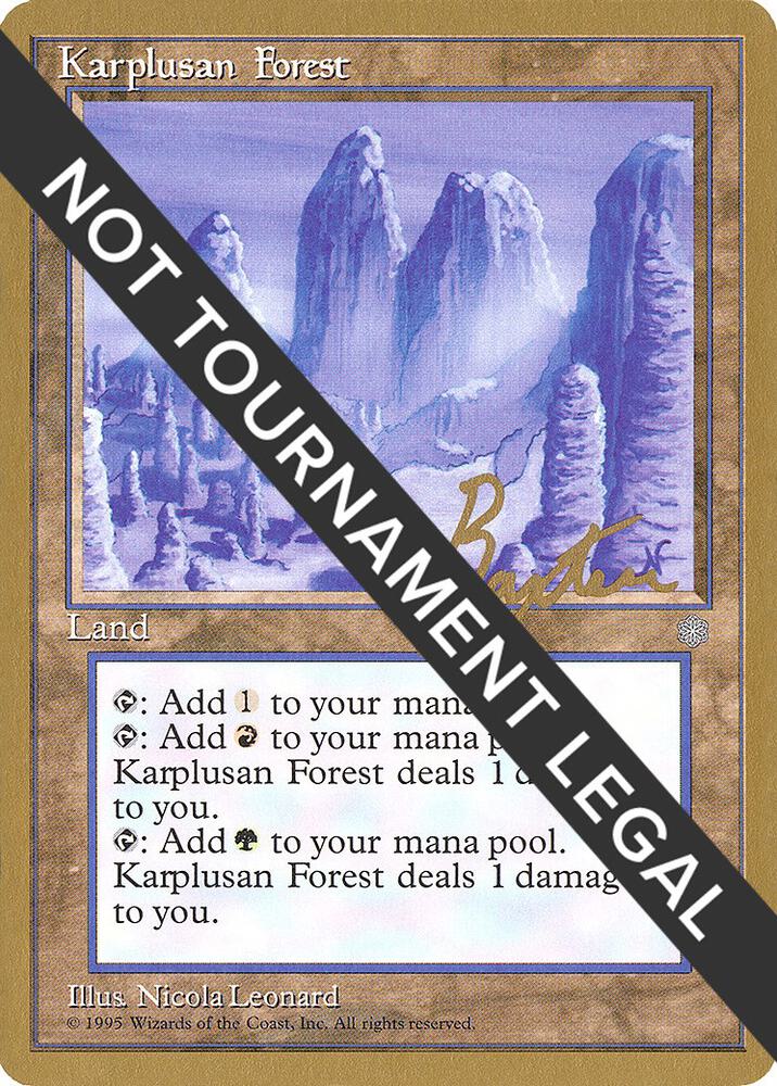 Karplusan Forest 1996 George Baxter ICE gb356/308 (World Championship Decks)  | Good Games Adelaide SA