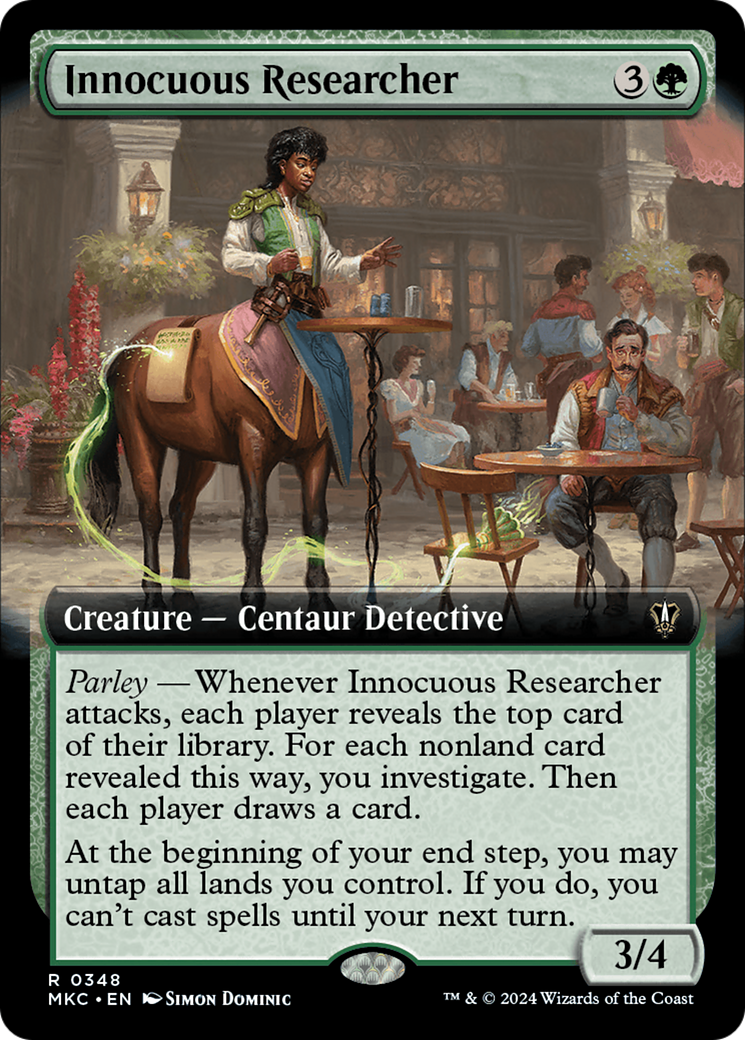 Innocuous Researcher (Extended Art) [Murders at Karlov Manor Commander] | Good Games Adelaide SA