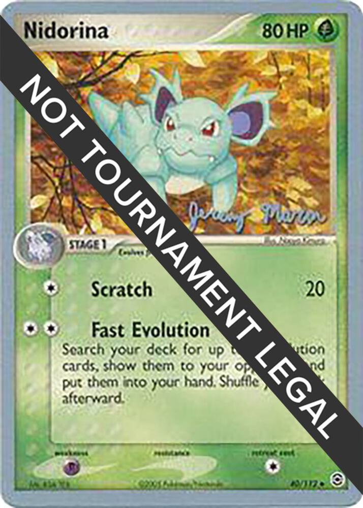 Nidorina 2005 Jeremy Maron 40/112 (World Championship Decks)  | Good Games Adelaide SA