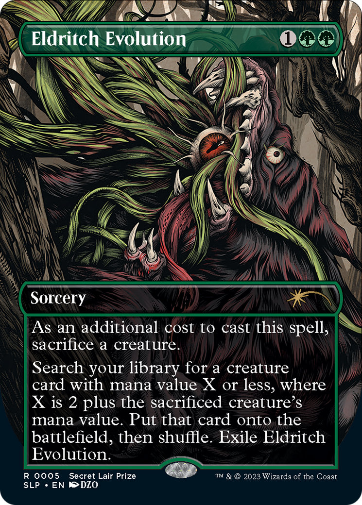 Eldritch Evolution (Borderless) [Secret Lair Showdown] | Good Games Adelaide SA