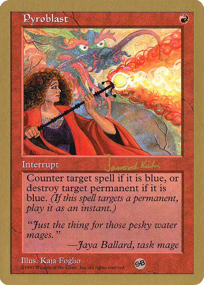 Pyroblast (Janosch Kuhn) (SB) [World Championship Decks 1997] | Good Games Adelaide SA