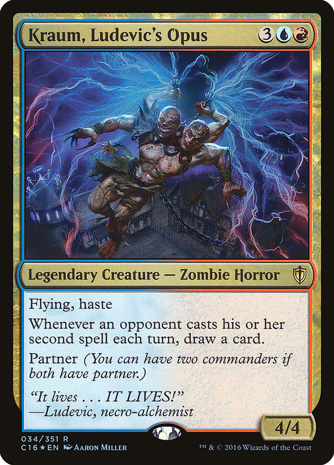Kraum, Ludevic's Opus 34 (Commander 2016)  - Foil | Good Games Adelaide SA