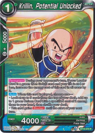 Krillin, Potential Unlocked [BT10-070] | Good Games Adelaide SA