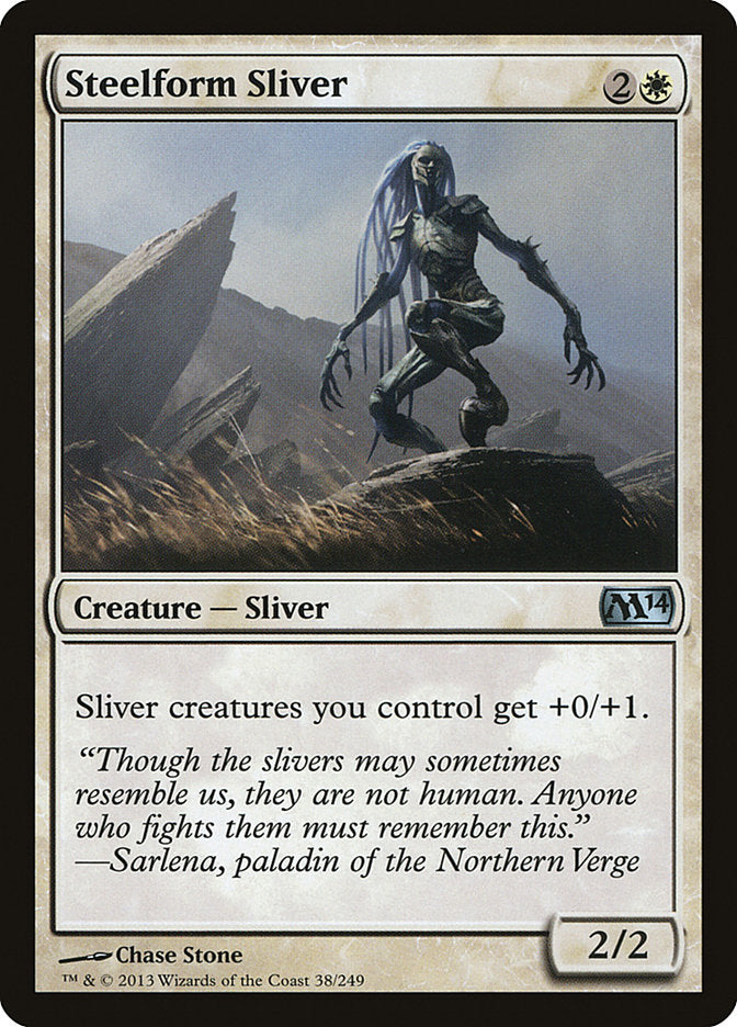 Steelform Sliver 38 (Magic 2014 (M14))  - Foil | Good Games Adelaide SA