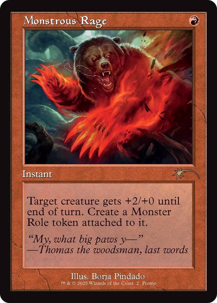 Monstrous Rage 2 (WPN & Gateway Promos)  - Foil | Good Games Adelaide SA