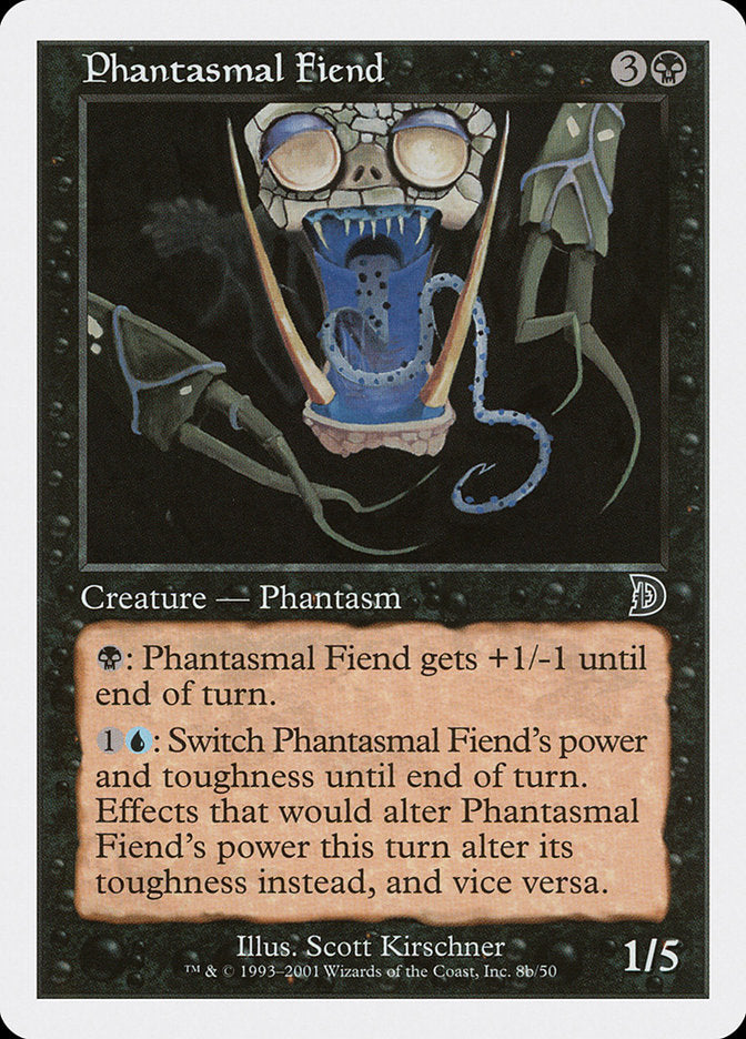 Phantasmal Fiend (Black Background) [Deckmasters] | Good Games Adelaide SA