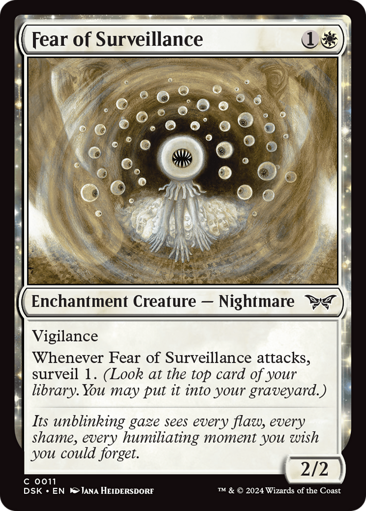 Fear of Surveillance [Duskmourn: House of Horror] | Good Games Adelaide SA