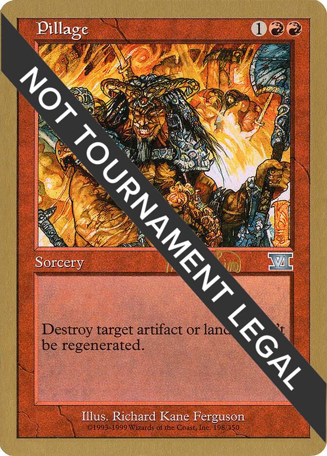 Pillage 1999 Mark Le Pine 6ED mlp198/111 (World Championship Decks)  | Good Games Adelaide SA