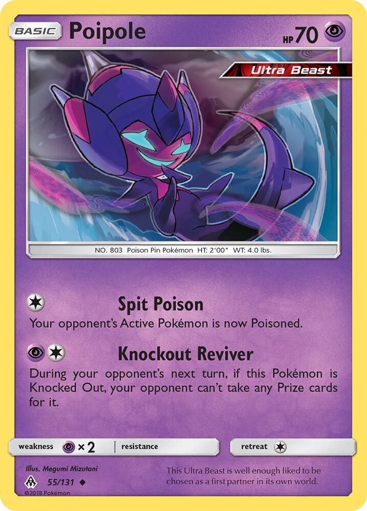 Poipole 55/131 (SM - Forbidden Light)  | Good Games Adelaide SA