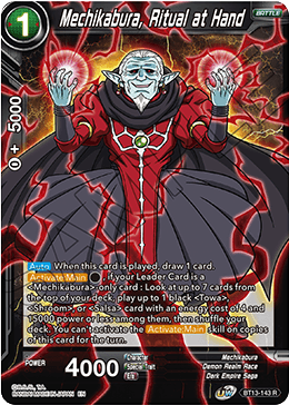 Mechikabura, Ritual at Hand (Rare) [BT13-143] | Good Games Adelaide SA