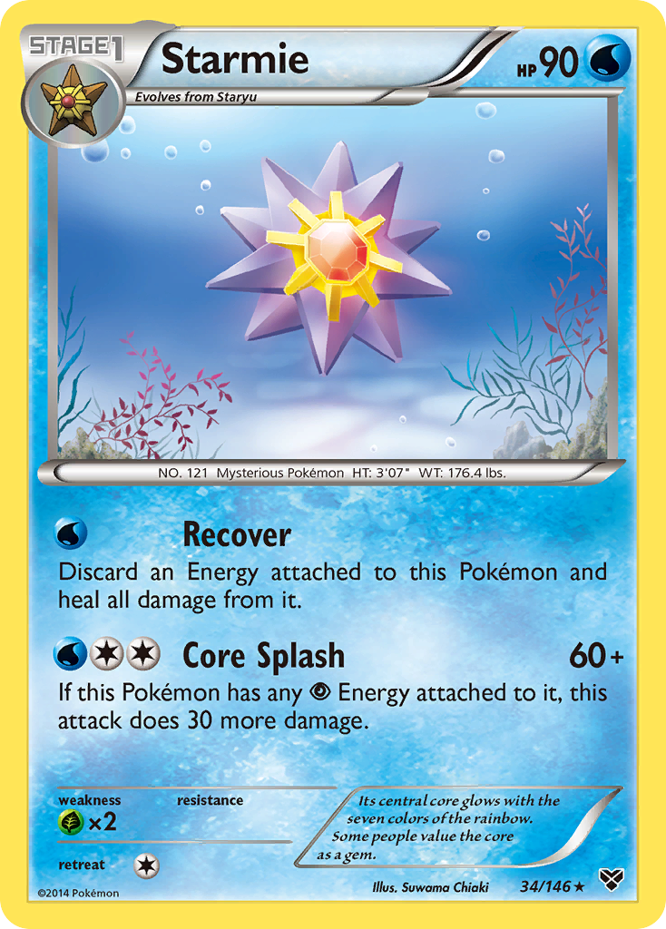 Starmie (34/146) [XY: Base Set] | Good Games Adelaide SA