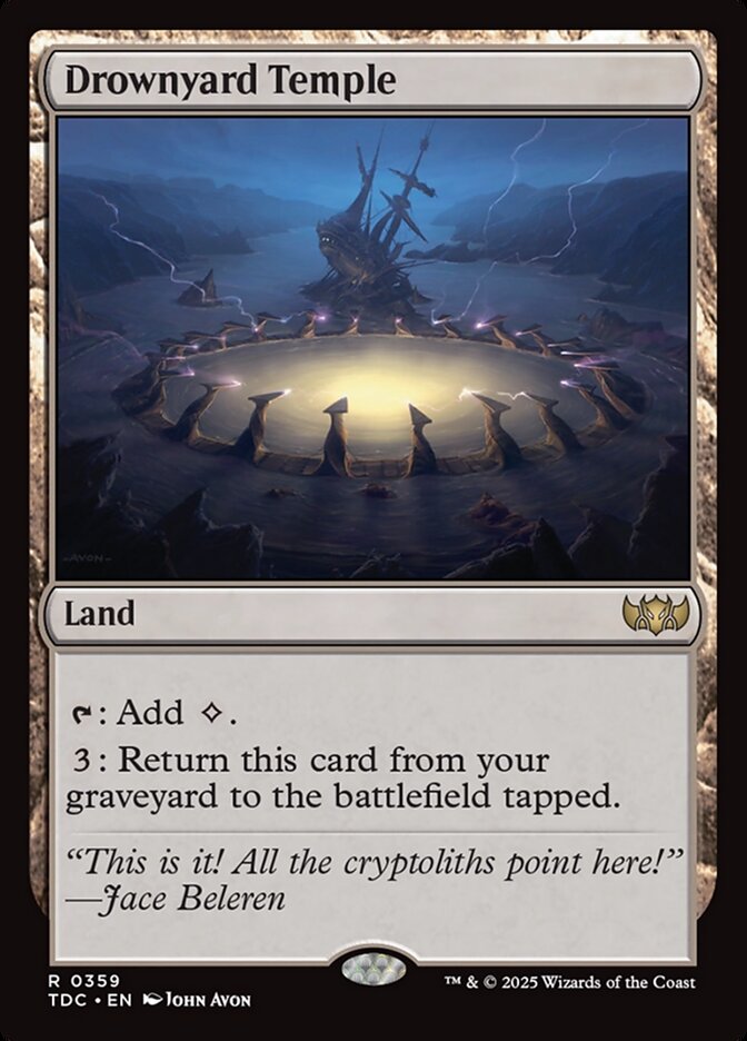 Drownyard Temple 359 (Commander: Tarkir: Dragonstorm)  | Good Games Adelaide SA