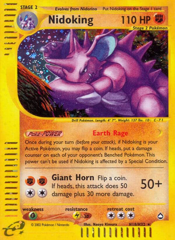 Nidoking H18 H18/H32 (Aquapolis)  - Holofoil | Good Games Adelaide SA