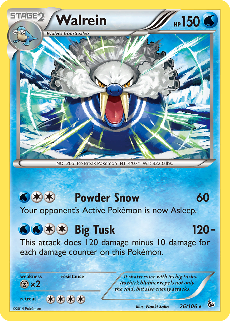 Walrein (26/106) [XY: Flashfire] | Good Games Adelaide SA