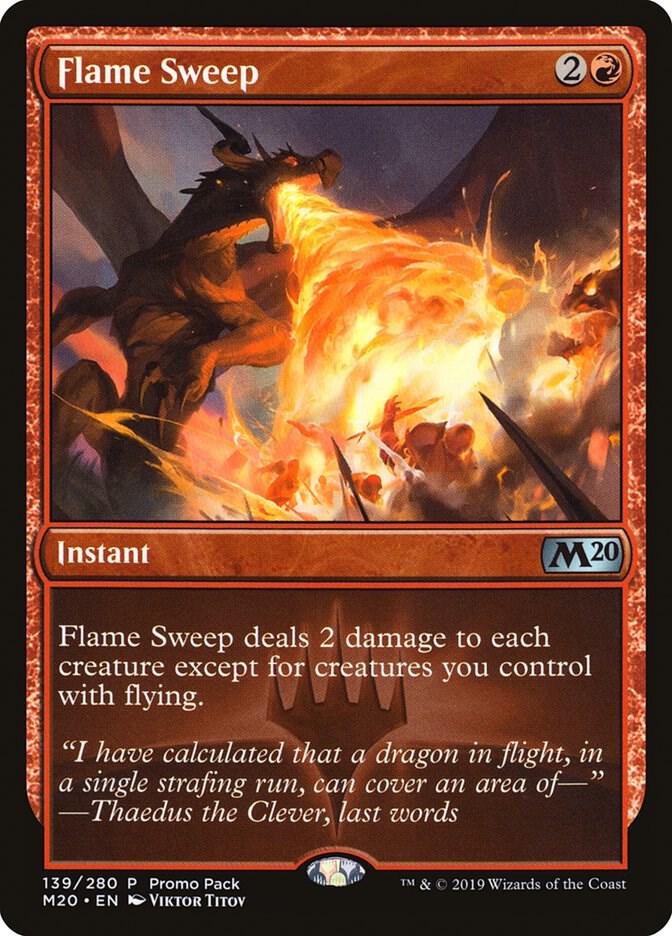 Flame Sweep 139 (Promo Pack: Core Set 2020)  | Good Games Adelaide SA