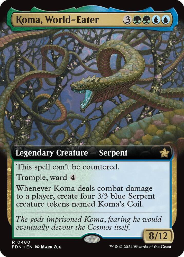 Koma, World-Eater 480 (Foundations)  - Foil | Good Games Adelaide SA