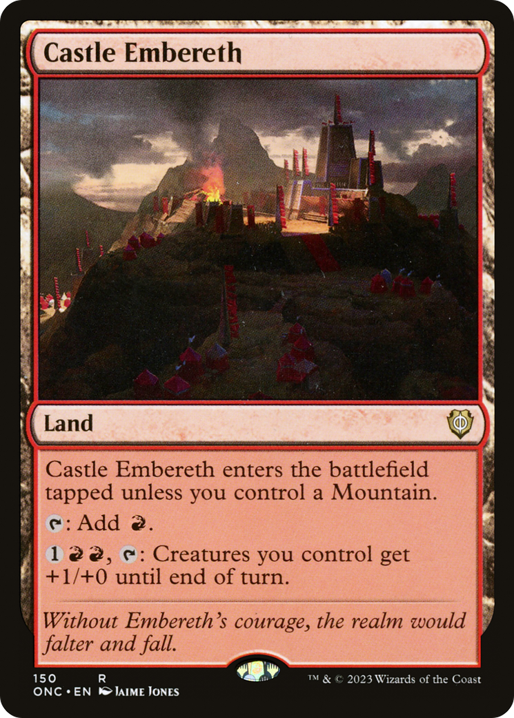 Castle Embereth [Phyrexia: All Will Be One Commander] | Good Games Adelaide SA