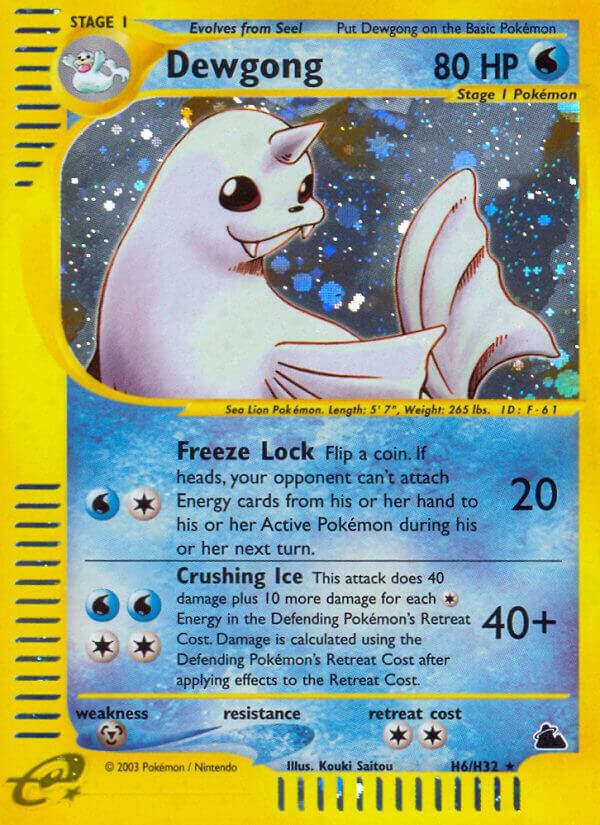 Dewgong  H06/H32 (Skyridge)  - Holofoil | Good Games Adelaide SA