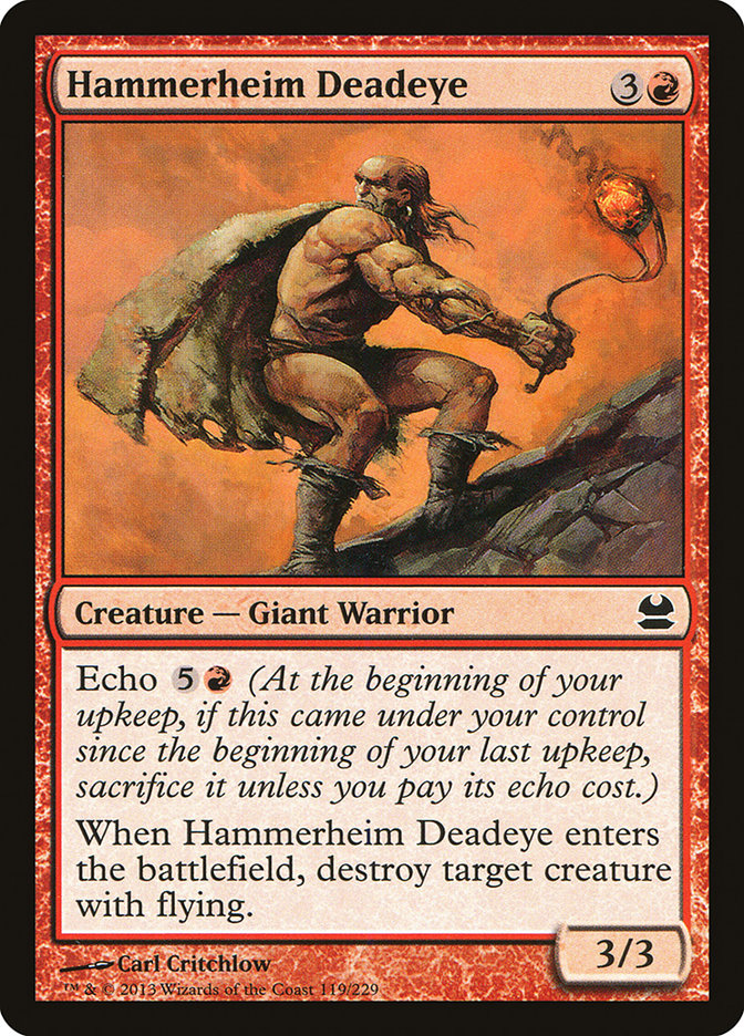 Hammerheim Deadeye 119 (Modern Masters)  - Foil | Good Games Adelaide SA
