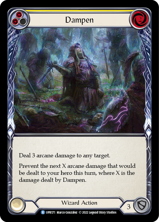 Dampen (Yellow) [UPR171] (Uprising)  Rainbow Foil | Good Games Adelaide SA