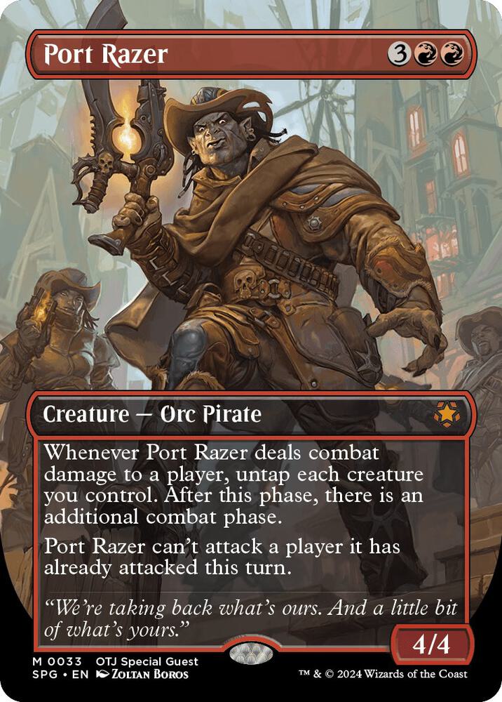 Port Razer 33 (Special Guests)  - Borderless Foil | Good Games Adelaide SA