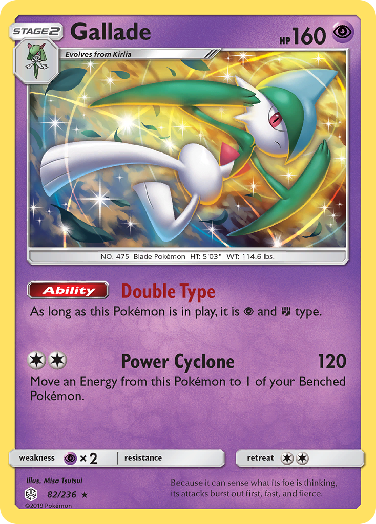 Gallade (82/236) [Sun & Moon: Cosmic Eclipse] | Good Games Adelaide SA