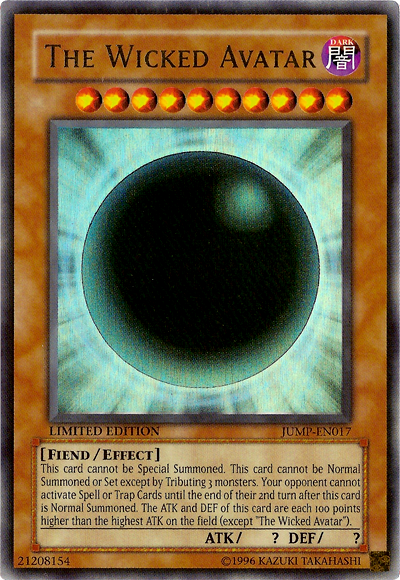 The Wicked Avatar [JUMP-EN017] Ultra Rare | Good Games Adelaide SA
